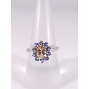 Marialite and Tanzanite Ring Size 7